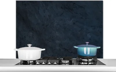 Produktbild von KitchenYeah®  Spritzschutz Küche - Küchenrückwand - Wandschutz für Herd und Spüle - Beton - Zement - Textur 100x65 - Alu-Dibond (Alternative zum Spritzschutz aus Glas) - Hitzebeständig - Herdspritzsch