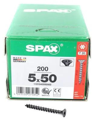 Produktbild von SPAX Senkkopfschraube BLAX 5x50 Vollgewinde