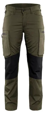 Produktbild von Blakläder Damen Service Bundhose mit Stretch 7159 1845 in div. Farben, Farbe:steingrau/schwarz, Größe:36