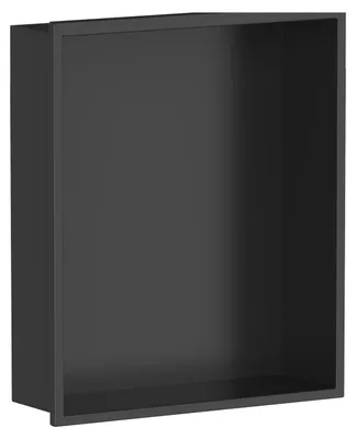 Produktbild von Wandnische 30×25×10 cm, Edelstahl schwarz, horizontal & vertikal montierbar