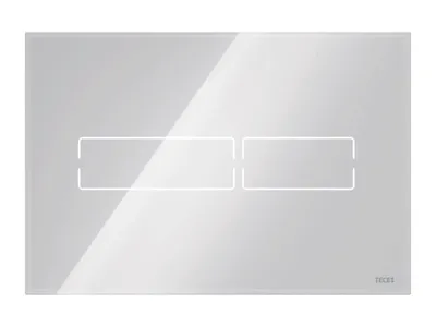 Produktbild von TECElux Mini WC-Betätigungsplatte mit Touch-Elektronik Glas weiß