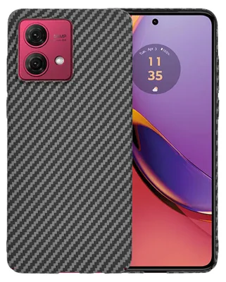 Zdjęcie produktu dla Etui Techsuit Carbonite FiberShell na Motorola Moto G84 – czarne