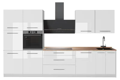 Immagine prodotto di Cucina componibile Vicco Fame-Line Bianco lucido/Bianco 340 cm, PL Rovere, Model 64640
