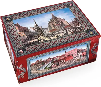 Produktbild von Haeberlein Lebkuchenmischung Dose "Nürnberger Truhe", 1600g