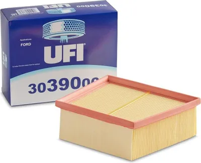 Produktbild von Luftfilter UFI 30.390.00 für FORD Fiesta Mk6 Schrägheck (JA8, JR8) Filtereinsatz