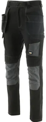 Produktbild von CAT Arbeitshose Bundhose Essential Work schwarz robuste Herren Workwear Gr.32-36