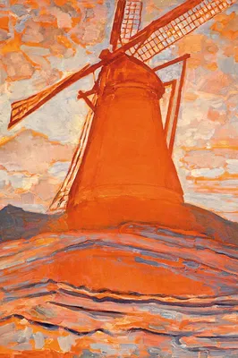 Zdjęcie produktu dla Piet Mondrian Art Print Obraz - Młyn 1917 (120 x 80 cm)