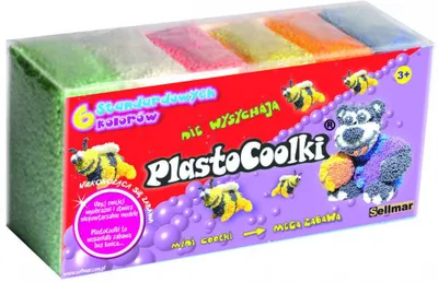 Obrázek produktu pro Masa Plastyczna PlastoCoolki Standard 6 Kolorów