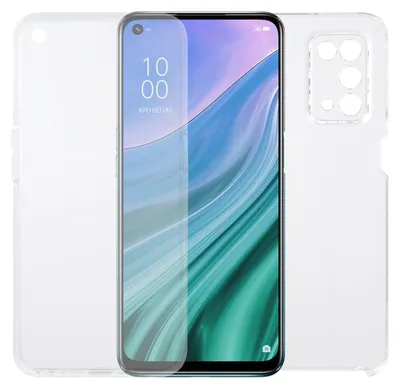 Obrázok produktu pre Pre OPPO A54 5G A74 5G A93 5GPolyuretán/ TPU puzdro na mobilný telefón priehľadný obojstranný kryt