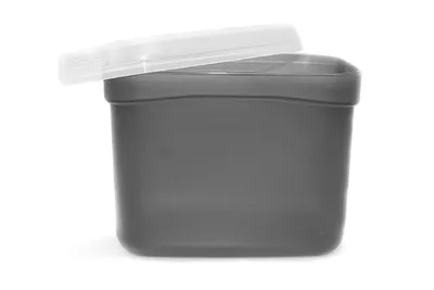 Obrázok produktu pre TUPPERWARE Swing Box 1 L čierny úložný kontajner plechovka + utierka na pranie