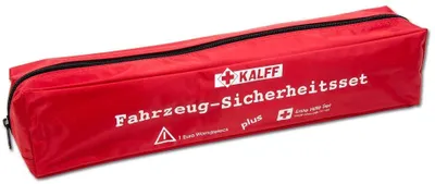 Produktbild von KALFF KFZ Kombitasche "Kompakt" Inhalt DIN 13164 rot