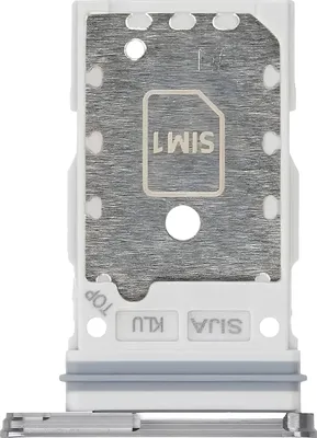 Zdjęcie produktu dla Samsung, oryginalna tacka SIM Galaxy S22 / S22 Plus Dual Nano SIM, biała