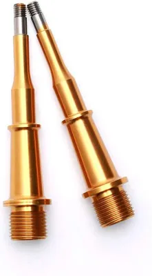 Produktbild von HT Components Pedal axle kit M-1 Ti gold