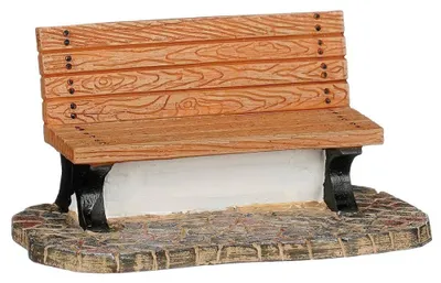 Produktbild von Bank für Weihnachtsdorf, braun, 8,5 x 4,5 x 4,5 cm, Luville