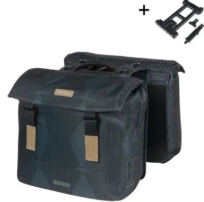 Produktbild von BASIL Doppelpacktasche Elegance MIK 2.0, blau
