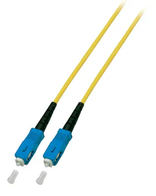 Produktbild von Simplex LWL Patchkabel SC-SC G657.A2 -- 0,5m 3,0mm Gelb 9/125µmm