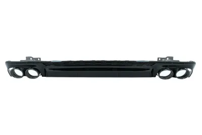 Produktbild von Diffusor & Auspuff Tipps für Audi A6 C8 4K Avant Limousine 2018+ S6 Look Glänzend schwarz