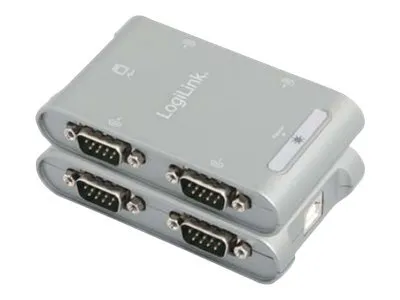 Immagine prodotto di Logilink Adapter USB 2.0 -> 4x Seriell grau