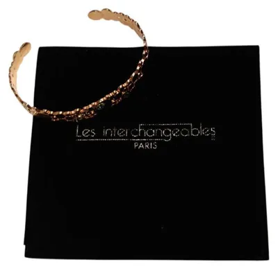 Obrázek produktu pro Les Interchangeables, Les Interchangeables, Swarovski křišťály, pásek z drahých kovů, A22993, zlaté barvy, pro dámy
