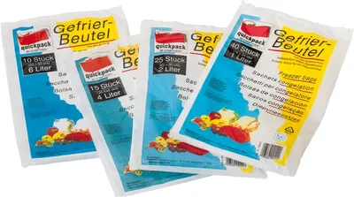 Produktbild von QP Gefrierbeutel 100293 Gefr.beutel F L.p.30x50 10er100293