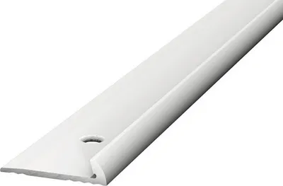 Produktbild von Prinz Abschlussprofil Alu silber gelocht 18 x 4 x 2500 mm