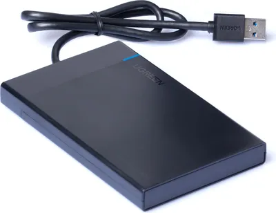 Zdjęcie produktu dla Ugreen adapter obudowa kieszeń na dysk SATA 2.5'' 5TB USB 3.0 czarny (US221 30847)