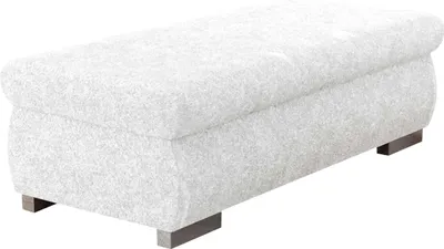 Produktbild von MIRJAN24 Polsterhocker Orkan Groß, Moderne Sitzhocker vom Hersteller, Holzkonstruktion, 120x60x39 cm (Farbe: Fredo 25)