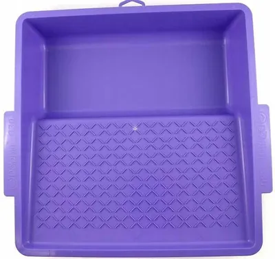 Produktbild von Blue Dolphin Farbwanne groß 34 x 32,5 cm für Farbrollen, robust und praktisch