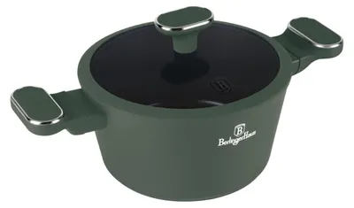 Produktbild von Berlinger Haus BH8200 mattgrner Kochtopf mit Deckel