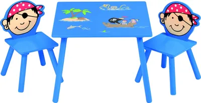 Produktbild von Kindersitzgruppe Pirat Tisch mit 2 Stühlen