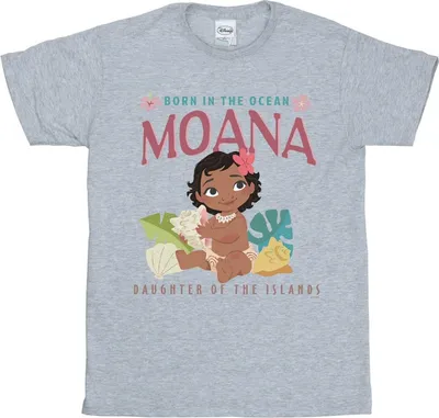 Produktbild von Disney - "Born In The Ocean" T-Shirt für Damen BI39356 (L) (Grau)
