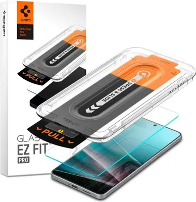 Product packaging and components for a screen protector installation kit.