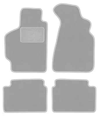 Productafbeelding van Velours automatten voor Toyota Celica V 1989-1993 (cabrio/coupé/liftback) – 4-delig, grijs, op maat – Wielganizator OSLO