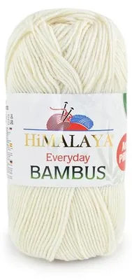 Produktbild von Himalaya Everyday Bambus Garn 02 Creme 100g/260m anti-pilling weich