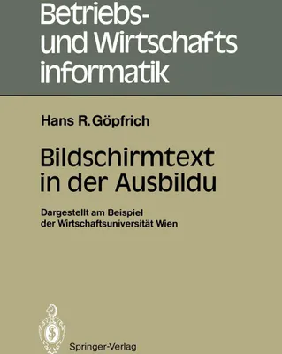 Produktbild von Bildschirmtext in der Ausbildung