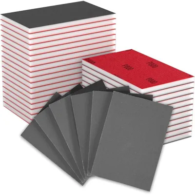 Produktbild von Schleifschwamm Set 32 Stück 800 Körnung 100x70mm Nass Trocken Wiederverwendbar