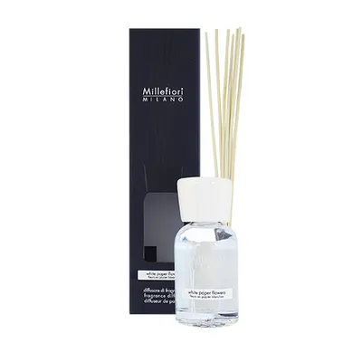 Produktbild von Millefiori White Paper Flowers, Duftflasche, Schilfaroma-Diffusor, 0,1 l