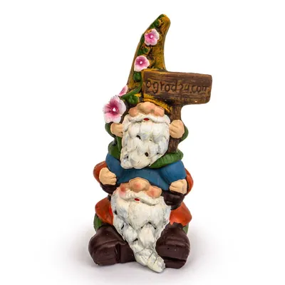 Produktbild von Gartenzwerg DEMO 16 cm, Deko Garten Figur Zwerg