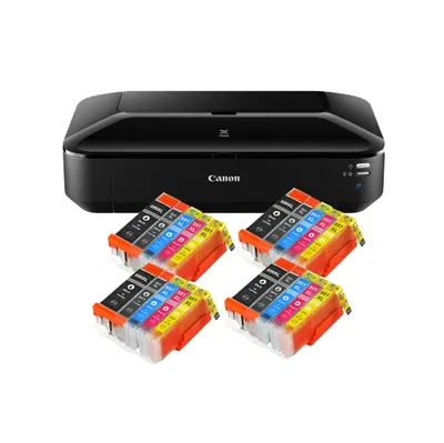 Produktbild von Canon Pixma iX6850 Tintenstrahldrucker mit 20 kompatiblen XL Patronen
