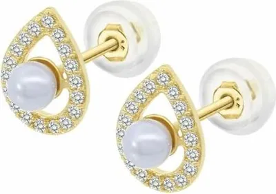 Produktbild von Damenohrringe Lotus HIN00095 Gold