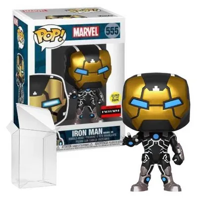 Zdjęcie produktu dla Marvel - Iron Man 555 Edycja specjalna Świeci w ciemności - Funko Pop! - Vinyl Figur