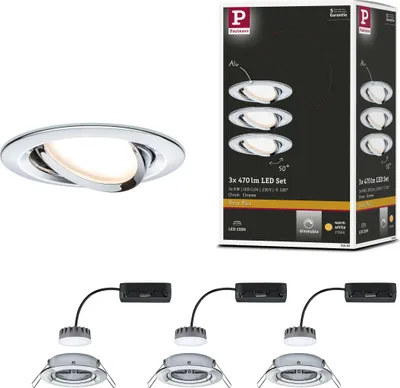 Produktbild von Paulmann LED Einbauleuchte Nova Plus Basisset schwenkbar