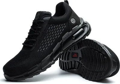 Produktbild von Herren-Arbeitsschuhe, Herren-Sicherheitsschuhe, Damen, leichte Sport-Stahlkappenschuhe, rutschfest und atmungsaktiv (36-46EU)