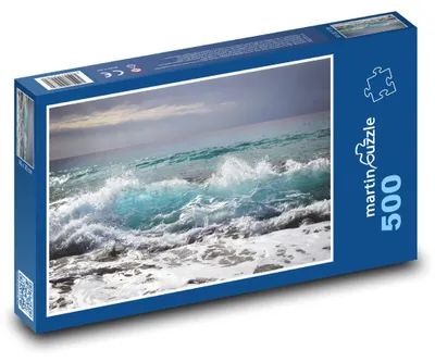 Obrázok produktu pre Puzzle 500 Búrka nad rozbúreným morom - martinpuzzle