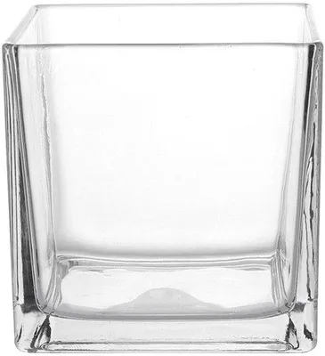 Produktbild von Kubische Glasvase, klare Hydrokultur-Blumenkorb für kreative Pflanzen, dekorative Pflanzen-Tasse für Zuhause und Büro, stilvolles Design für verschiedene Innenarchitekturstile