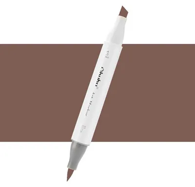 Obrázek produktu pro Lihová fixa OHUHU oboustranná Brush & Chisel, Chocolate (YR92)