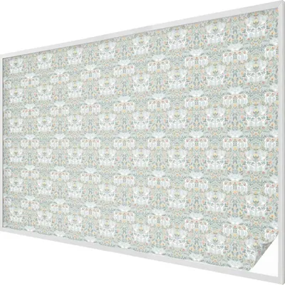Produktbild von Buntglas Fensterfolie – 146x200 cm – Stained-Glass Design – blickdichte dekorative Sichtschutzfolie – selbstklebend, UV-Schutz – Hirschblumen