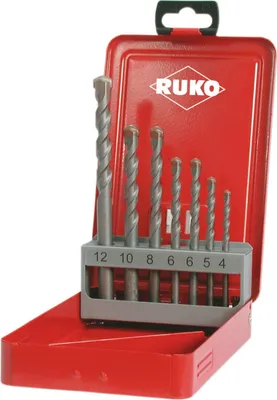 Produktbild von RUKO Schlagbohrer mit Hartmetallspitze und Zylinderschaft in Industriekassette - 205256