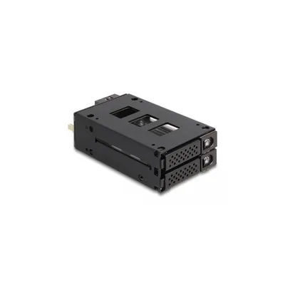 Obrázek produktu pro DELOCK Slim Bay Wechselrahmen 2 x2.5 U.2 NVMe SSD 5.25"