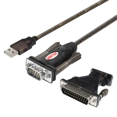 Productafbeelding van UNITEK Y-105A Seriële Kabel, Zwart, 1,5 meter, USB Type-A naar DB-9